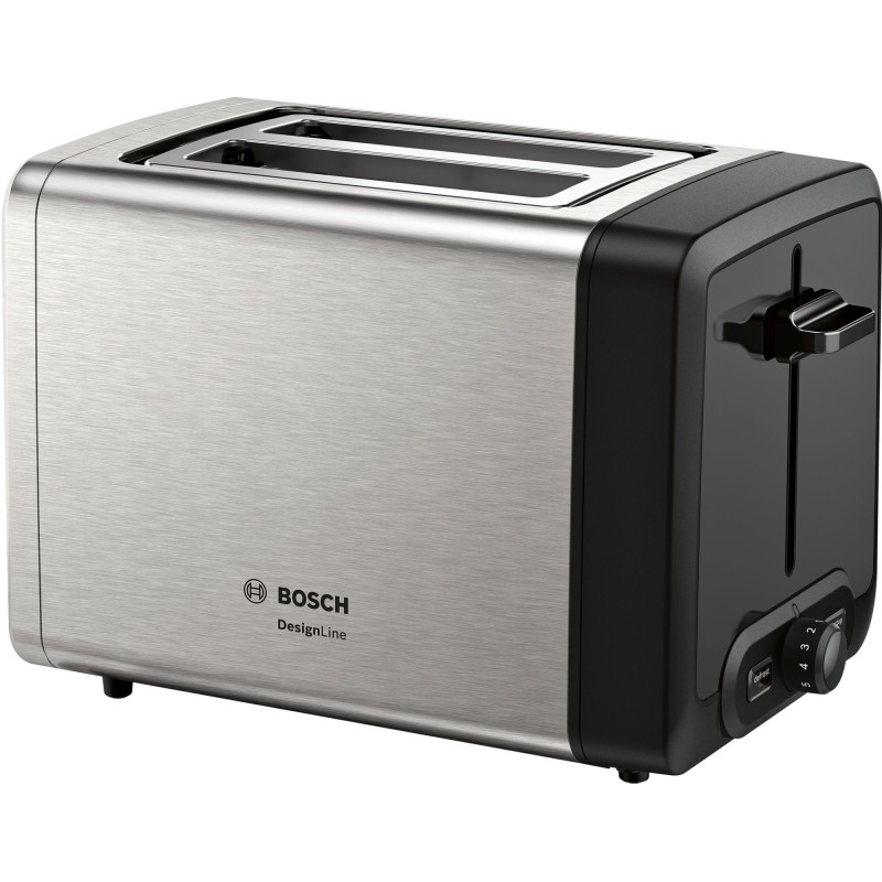 Bosch TAT4P420  Kompakt Toaster, DesignLine, Edelstahl